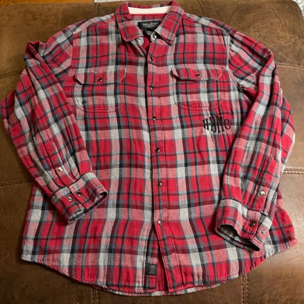 Flannel Harley Davidson shirt